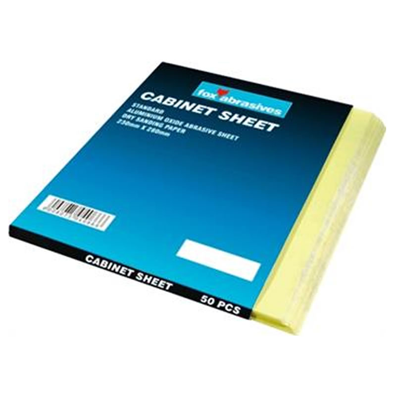 Sanding Sheets - Cabinet Paper STANDARD Range